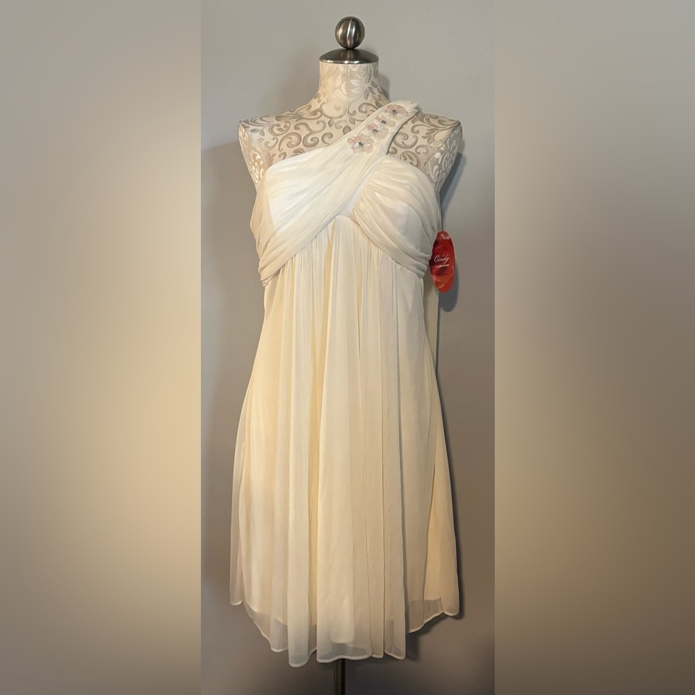 🆕 Cindy USA One Shoulder Formal Gown Dress Size XL